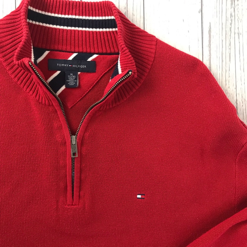 Tommy Hilfiger 1/4 zip sweater XL